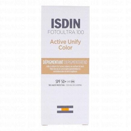 ISDIN Fotoultra 100 Active Unify Color SPF50+flacon 50ml