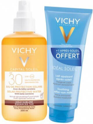 Vichy Eau De Protection Solaire SPF 30 Idéal Soleil + lait offert