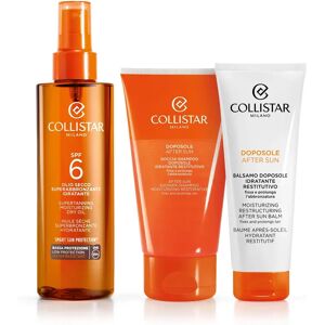 collistar cofanetto olio secco superabbronzante idratante bassa protezione spf 6