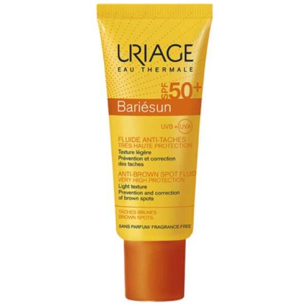 bariesun fluido anti-macchie spf50+ uriage 40ml