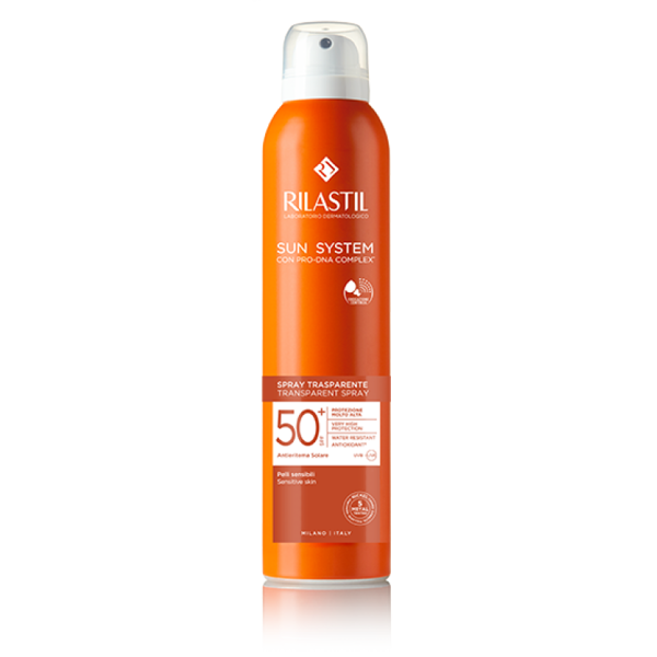 ist.ganassini spa rilastil sun system spray trasparente spf 50+ 200ml