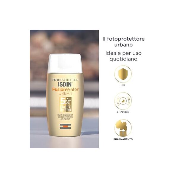 isdin srl fotoprotector fusion water urban spf30 50 ml