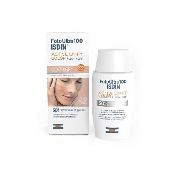 isdin fotoultra 100 active unify color spf 50+ 50 ml