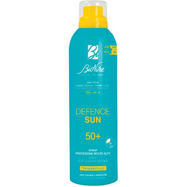 bionike defence sun spray transparent touch spf 50+ 200 ml