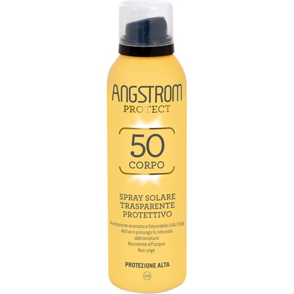 angstrom protect angstrom spray solare trasparente corpo spf 50 protettivo 150 ml