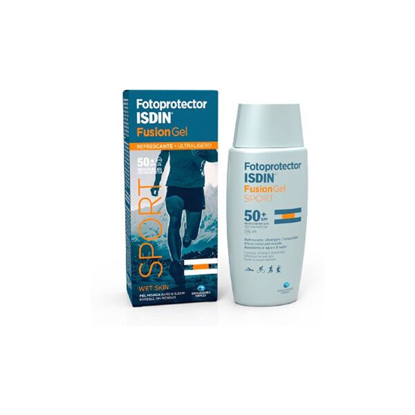 isdin fotoprotector  fusion gel sport spf 50+ protezione solare 100 ml