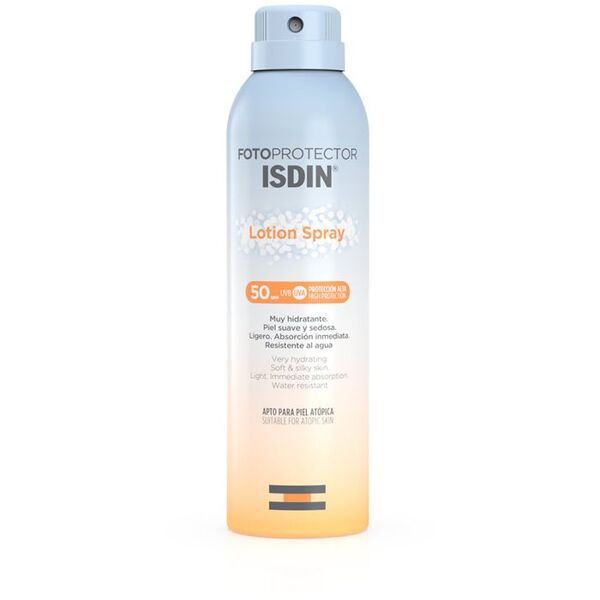 isdin fotoprotector  lozione spray spf 50 protezione solare 250 ml