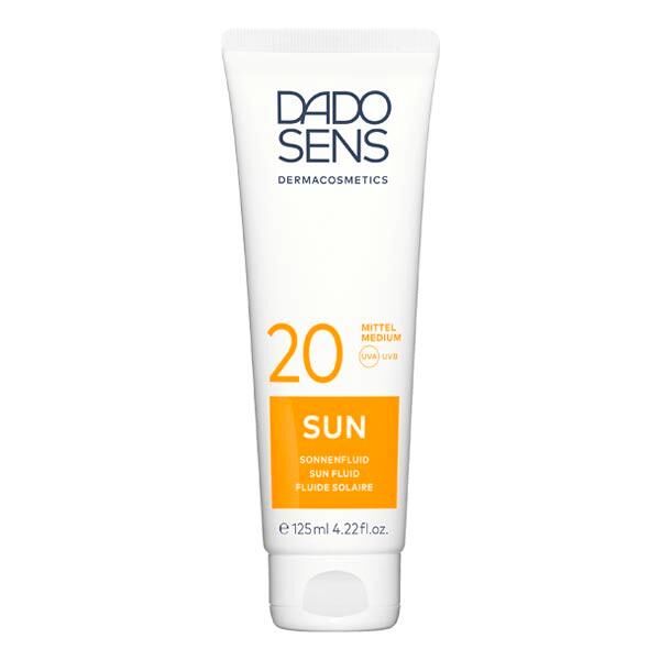 dado sens sun fluido solare spf 20, 125 ml