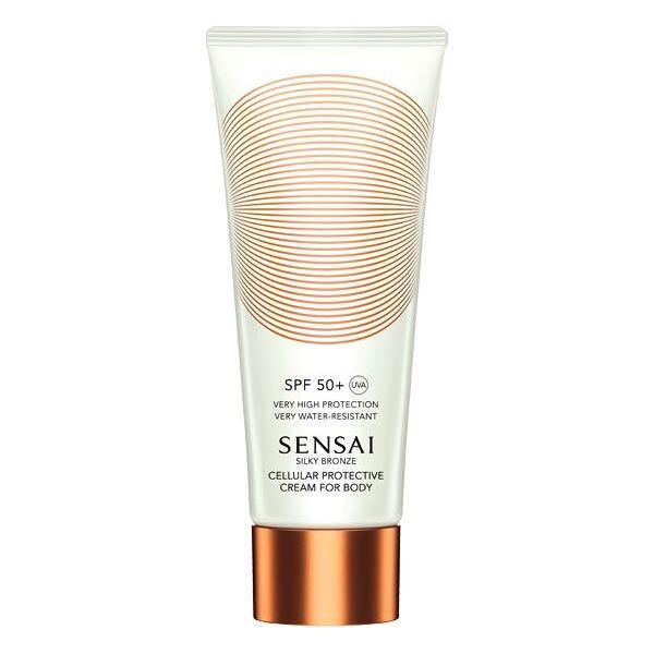 sensai silky bronze cellular protective cream for body spf 50+, 150 ml