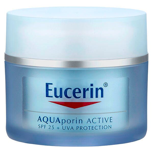 eucerin aquaporin active idratante con protezione spf 25+ uva 50 ml