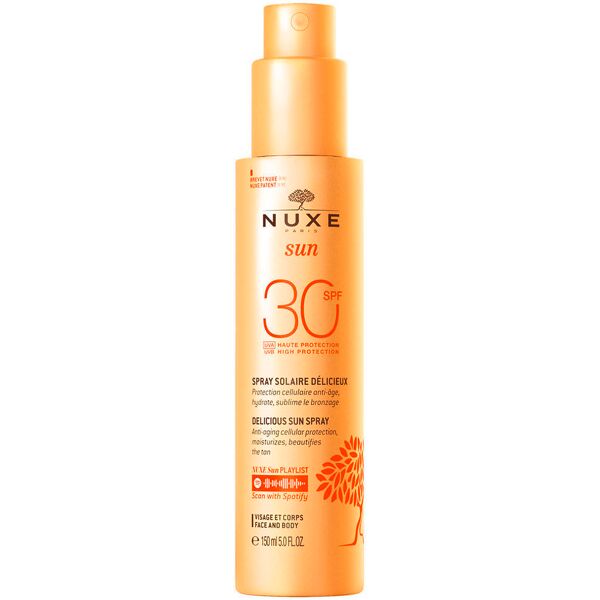 nuxe sun spray solaire délicieux spf 30 150 ml