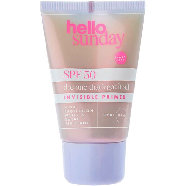 hello sunday the one that´s got it all invisible primer spf 50 50 ml