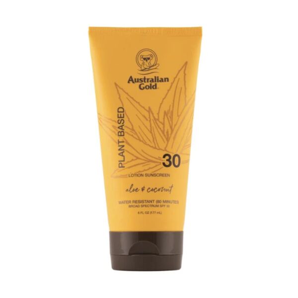 australian gold plant based lotion crema solare 177ml, spf30