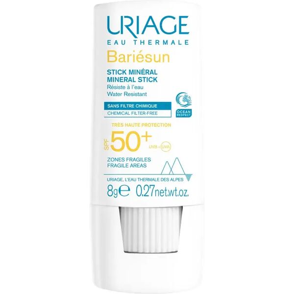 uriage bariésun stick solare minerale spf 50+ protezione viso corpo e zone sensibili 8 g