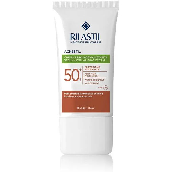 rilastil sun system acnestil crema solare spf 50+ pelle acneica 40 ml