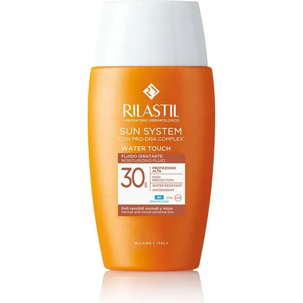 rilastil sun system water touch spf 30 fluido solare viso 50 ml