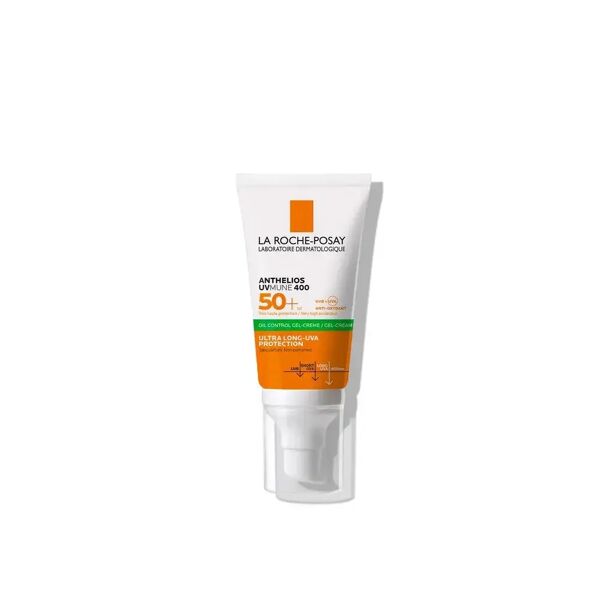 la roche posay anthelios gel crema solare viso tocco secco anti-lucidità 50+spf 50 ml