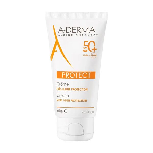 a-derma protect crema solare spf 50+ viso e corpo tubo 40 ml