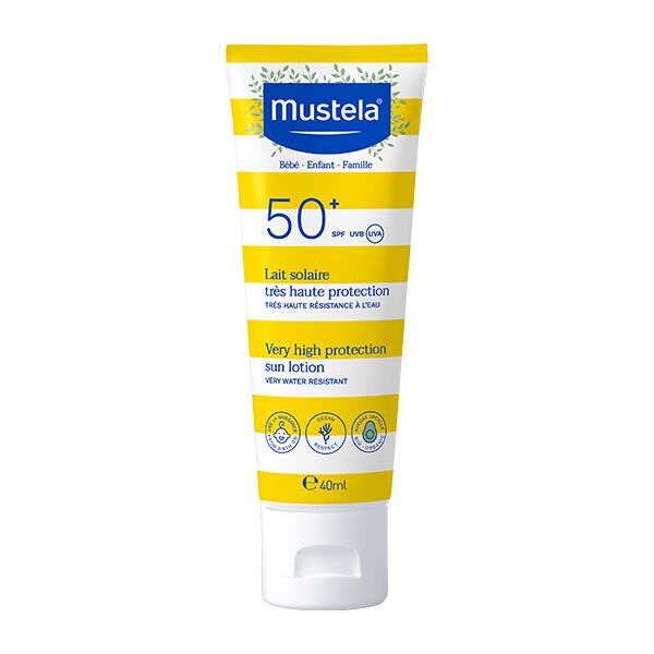 mustela latte solare viso spf 50+ protezione per tutta la famiglia 40 ml