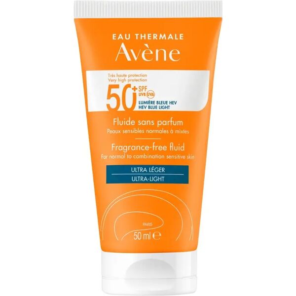 avène solare fluido viso senza profumo spf 50+ protezione molto alta 50 ml