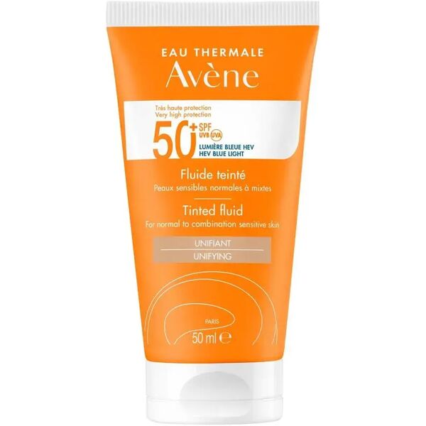 avène solare fluido viso colorato spf 50+ protezione molto alta 50 ml