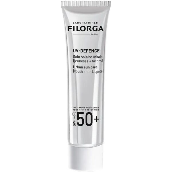 filorga uv-defence spf 50+ trattamento solare urbano giovinezza + antimacchie 40 ml