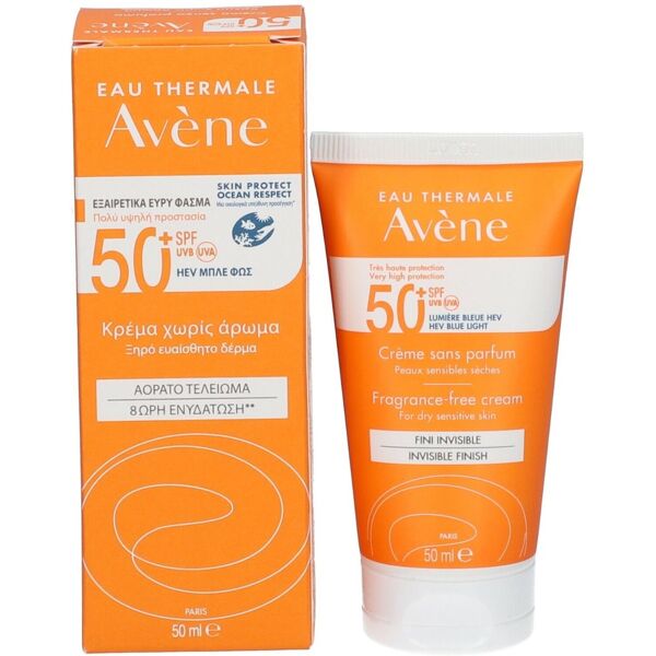 avene avène solare crema viso senza profumo spf 50+ protezione molto alta 50 ml