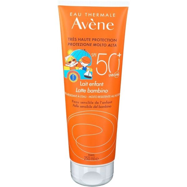 avene avène protezione solare molto alta latte bambino spf 50+ 250 ml