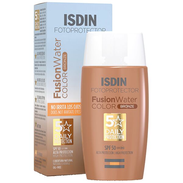 isdin fusion water color bronze 50 ml