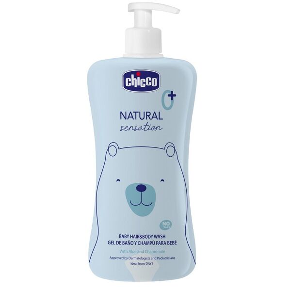 chicco natural sensation bagnoshampo 500 ml