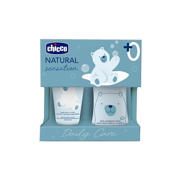 chicco natural sensation set bagnoshampo crema