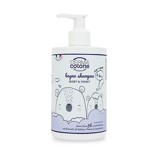 dermacotone bagno shampoo 2 in 1 corpo e capelli baby & mamy 500 ml