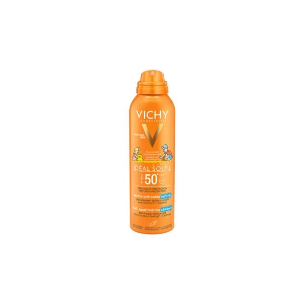 vichy linea ideal soleil bambini spf50+ spray anti-sabbia ultra-protettivo 200ml