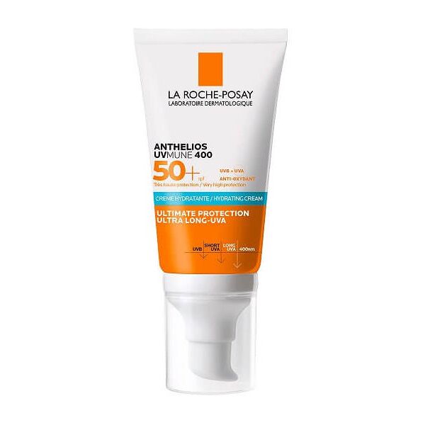 la roche-posay anthelios - crema idratante uvmune spf50+ senza profumo 50 ml