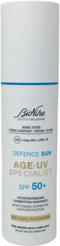 Bionike Defence Sun Age-Uv Spf 50+ Anti-Rughe E Anti-Macchie Per Pelle Secca 50 Ml