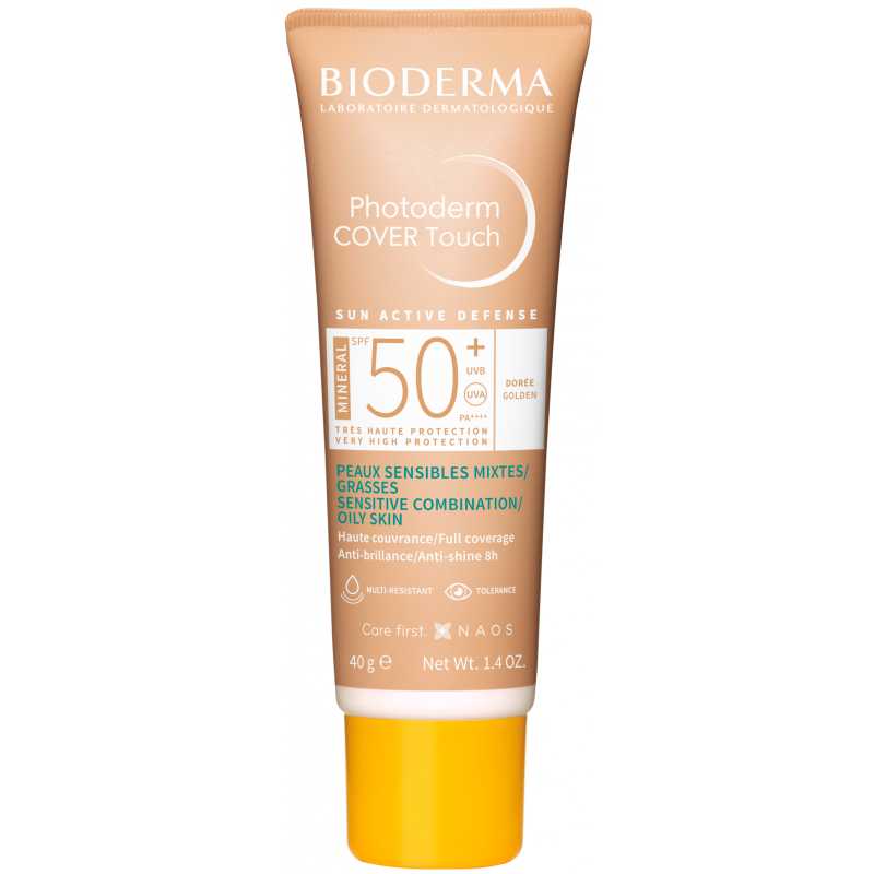 Photoderm Cover Touch Mineral Spf50+ Dorée Bioderma 40g