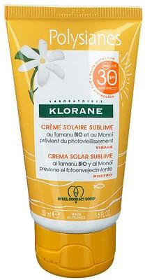 Klorane Crema Solare Sublime Spf 30 Viso 50ml