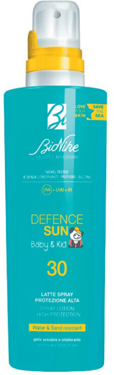 Bionike Defence Sun Baby&kid Latte Spray Corpo 200ml Spf30