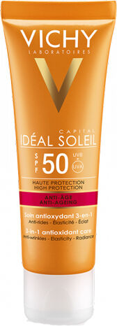 Vichy Idéal Soleil Crema Solare Antietà 3in1 SPF 50