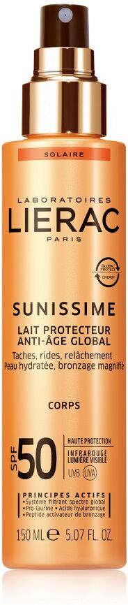 Lierac Sunissime Latte Corpo Solare Protettivo Spf 50+ 150 ml