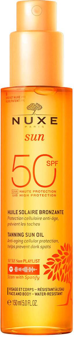 NUXE Sun Huile Solaire Brozante SPF 50 150 ml