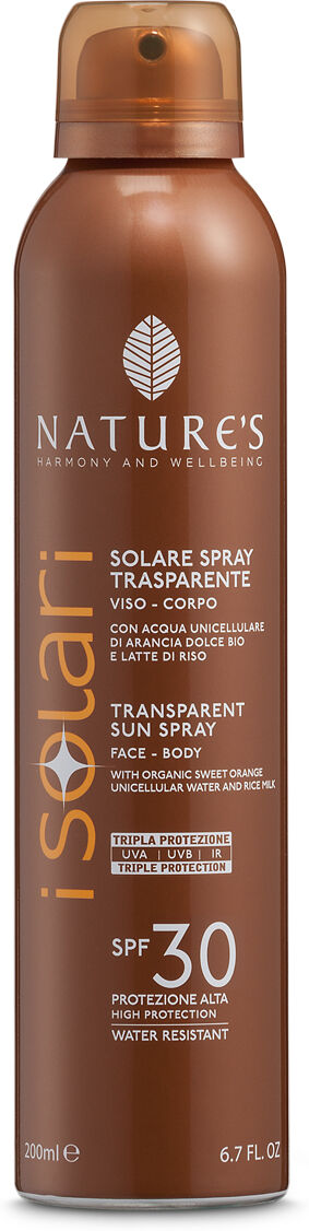 Nature's Solare Spray Trasparente SPF 30