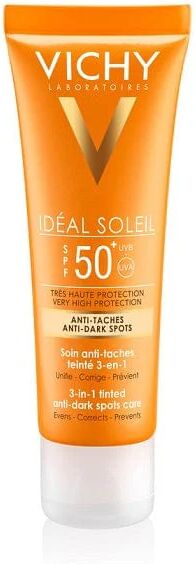 VICHY Ideal Soleil Trattamento Anti-macchie Colorato 3 In 1 Spf 50+ 50 Ml