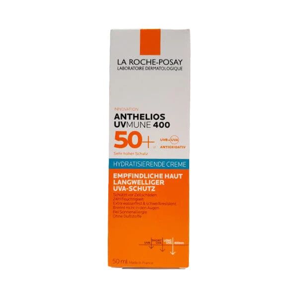 LA ROCHE-POSAY Anthelios Uvmune 400 Spf 50+ Crema Idratante Senza Profumo 50 Ml