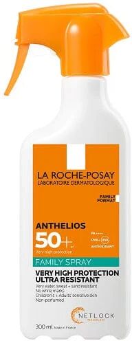 LA ROCHE-POSAY Anthelios Family Spf 50+ Spray 300 Ml