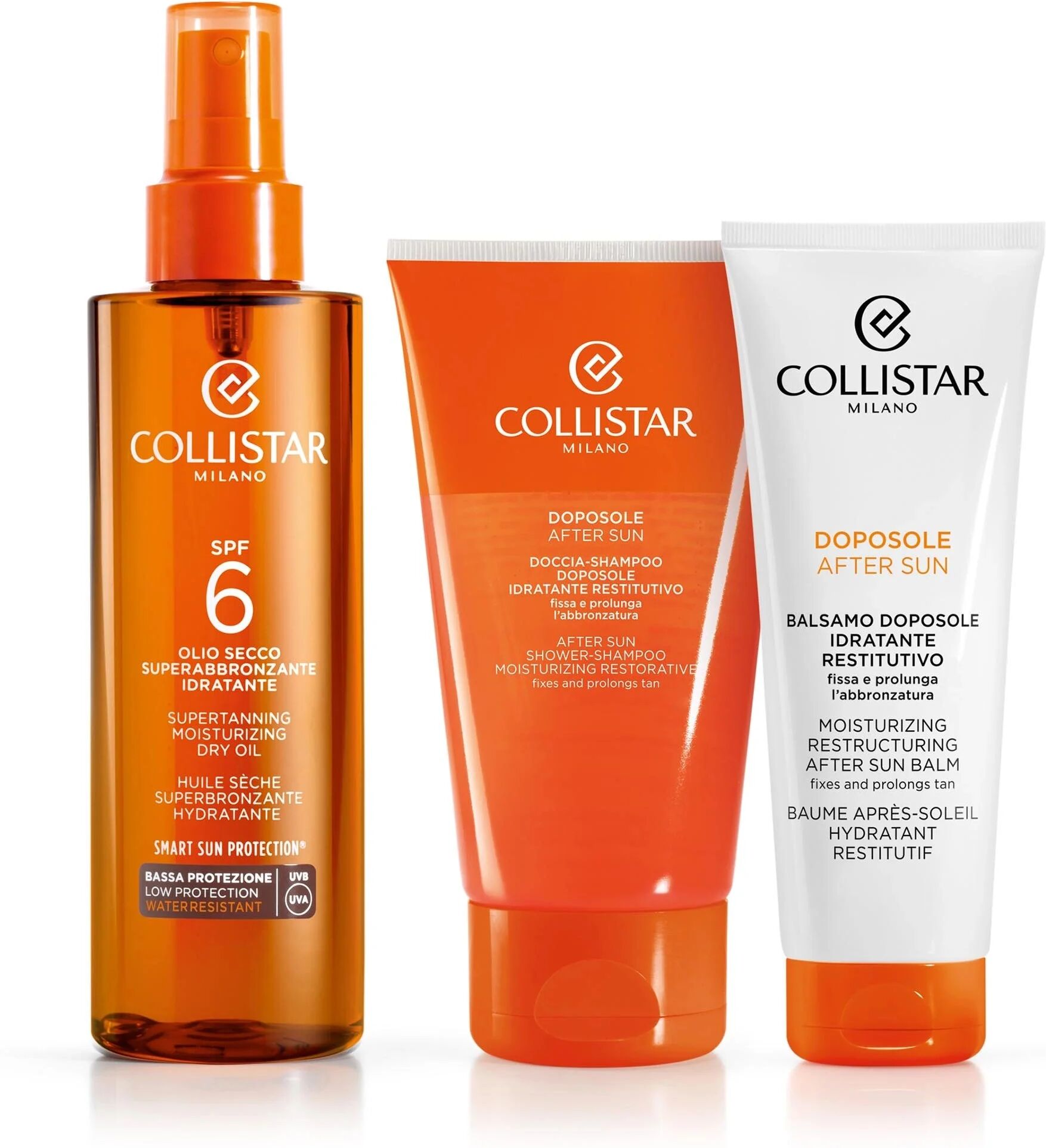 Collistar Cofanetto Olio Secco Superabbronzante Idratante Bassa Protezione SPF 6