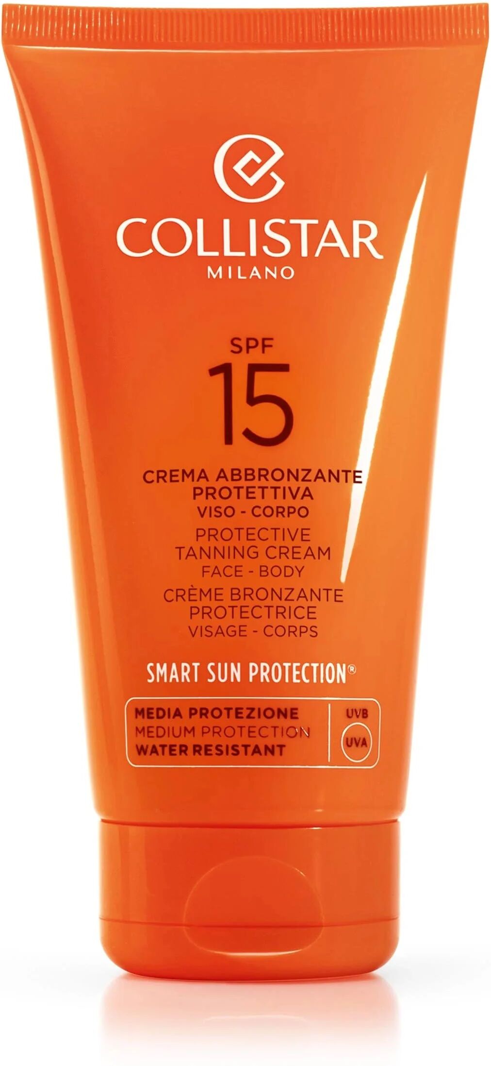 Collistar Crema Abbronzante Protettiva Viso E Corpo Media Protezione SPF 15 150 ml