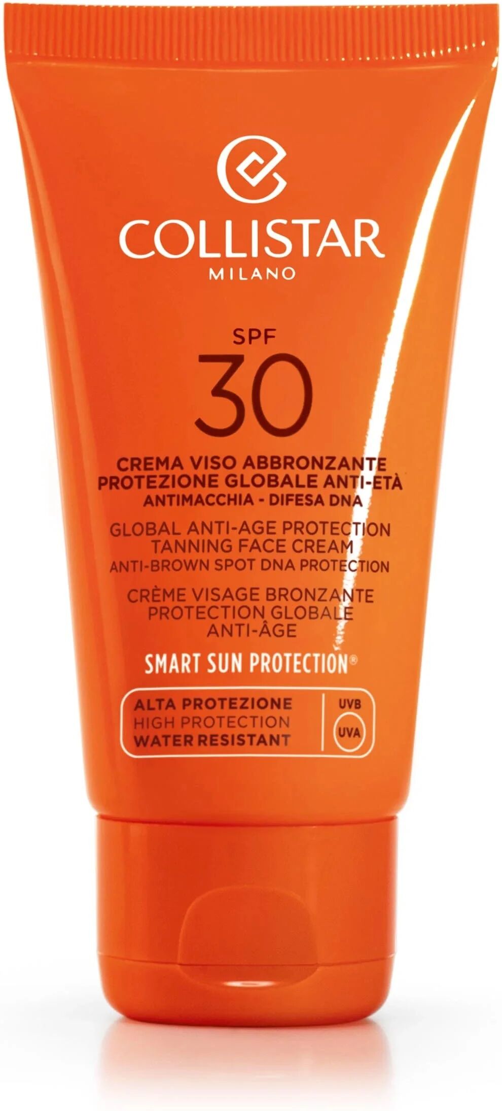 Collistar Crema Viso Abbronzante Protezione Globale Anti Età Alta Protezione SPF30 50 ml