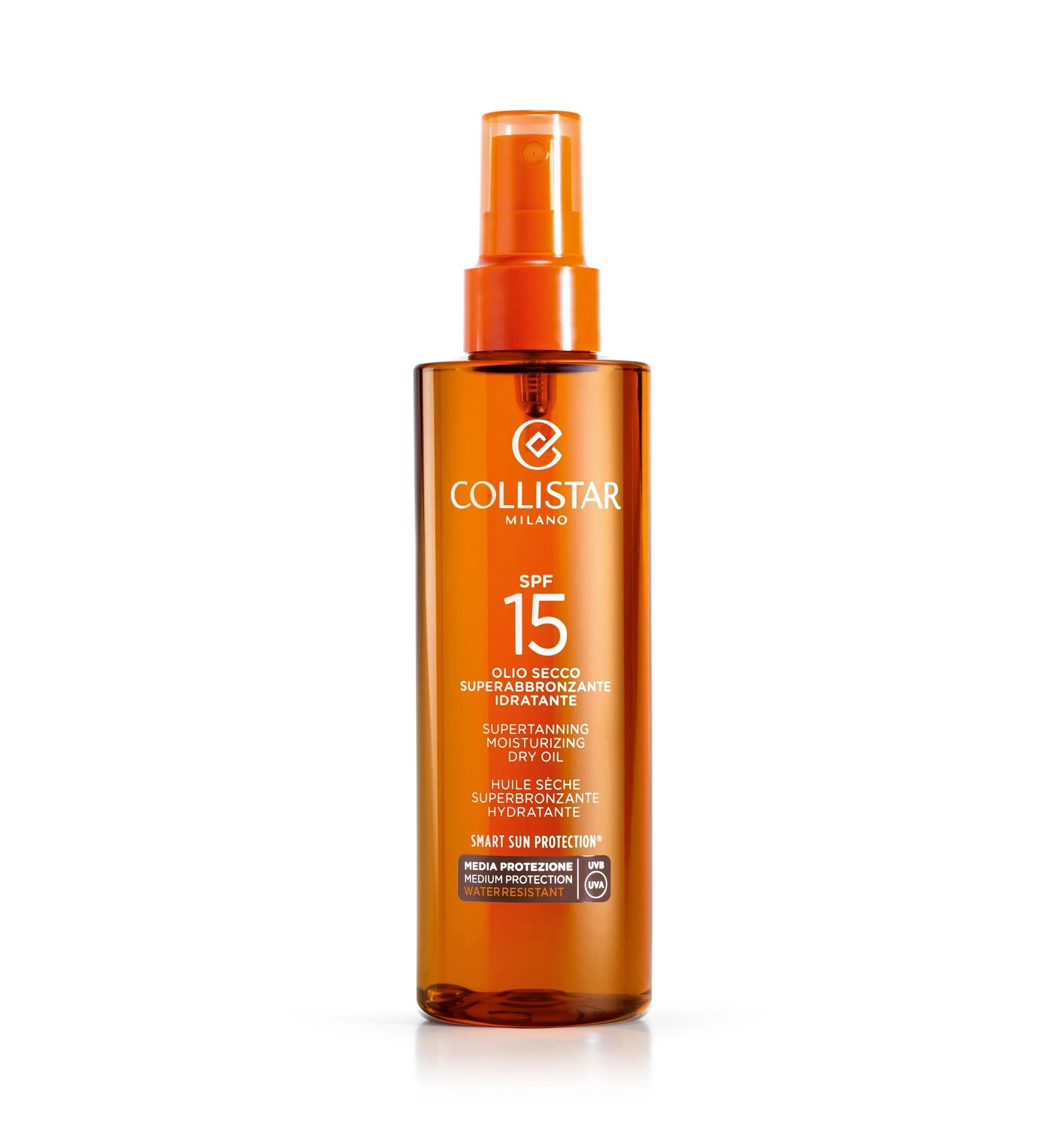 Collistar Olio Secco Superabbronzante Idratante Media Protezione SPF 15 200 ml