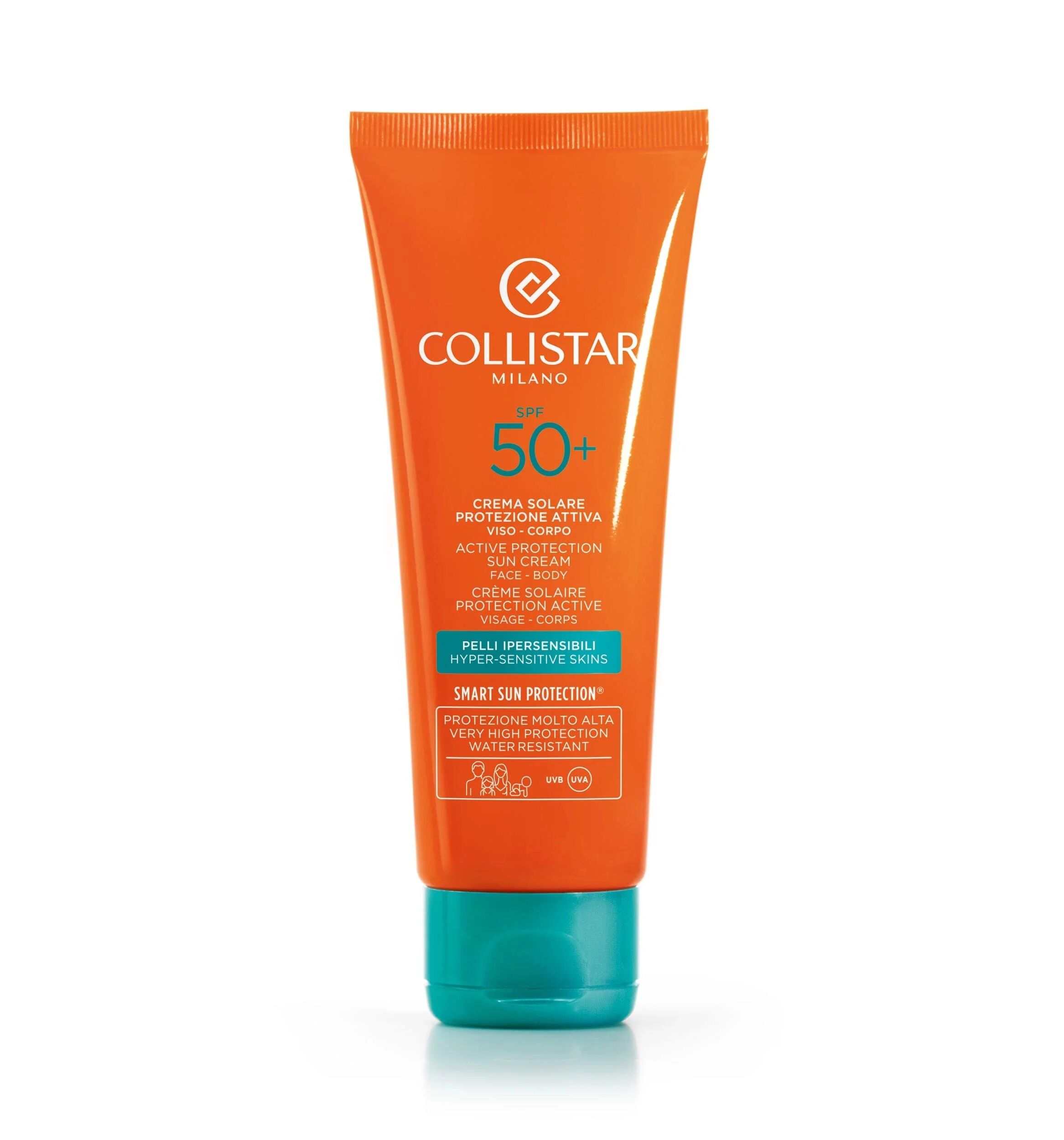 Collistar Crema Solare Protezione Attiva Per Pelli Ipersensibili SPF 50+ 100 ml